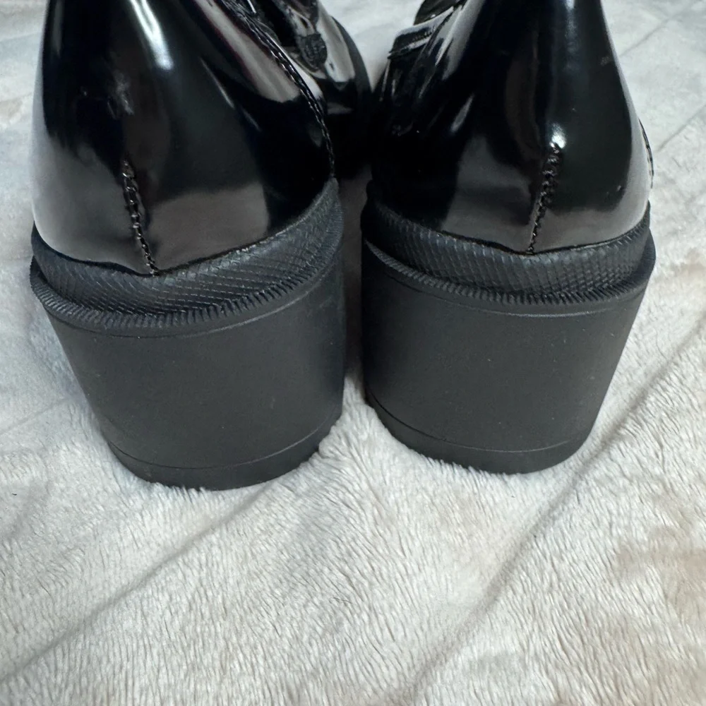 Jellypop Shiny Black Dress Loafers
